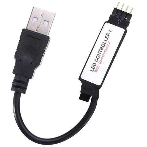 Striscia Led 5m Rgb 12w Luce Calda 5050 Telecomando Usb Flessibile Te-b0311 - Foto 4
