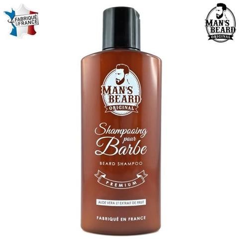 Man's Beard - Made In France - Shampoo Per Barba Premium Con Aloe Vera Ed Estratto Di Frutta - Ammorbidisce E Protegge - 150 Ml - Foto 1