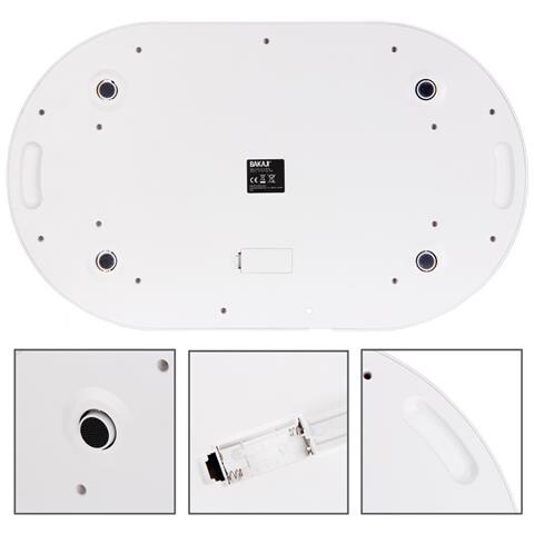 Bilancia Pesa Bambini Neonati Display Digitale Lcd Pesa Neonato 20kg Bianco - Foto 5