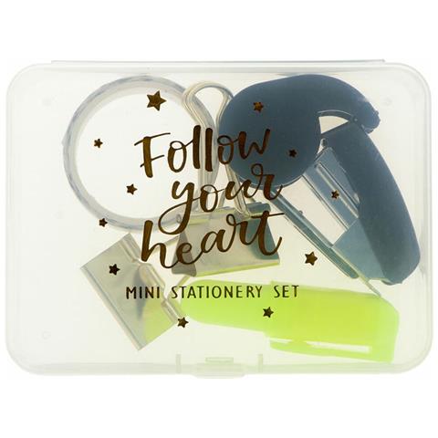 Set Di Cancelleria Inca Follow Your Heart Lote 6 Pezzi - Foto 1