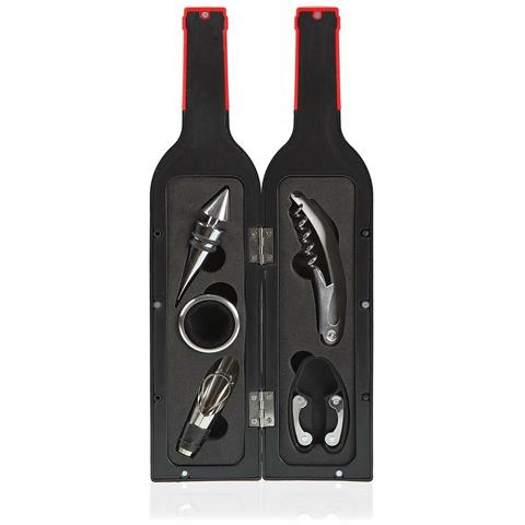 Set Di Accessori Per Il Vino Bottiglia Plastica (7 X 7 X 32 Cm) - Foto 3