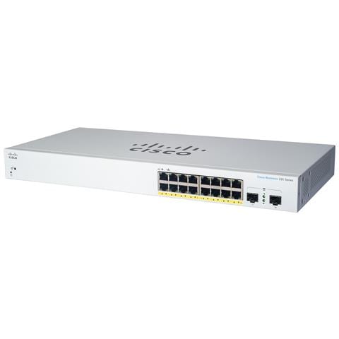 CBS220-16T-2G Gestito L2 Gigabit Ethernet (10/100/1000) Bianco - Foto 1
