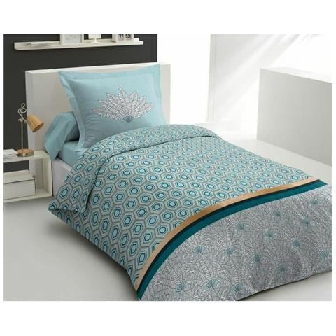 Copripiumino Home Linge Passion Verde 140 X 200 Cm - Foto 2