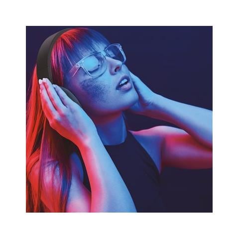 ABT-B26-N cuffia e auricolare Cuffie Wireless A Padiglione MUSICA Bluetooth Nero, Rosso - Foto 2