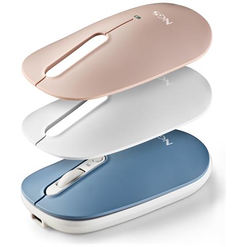 SHELL RB mouse Ambidestro RF senza fili + Bluetooth Ottico 1600 DPI - Foto 1