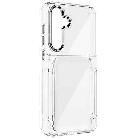 Cover Per Samsung Galaxy S24 Antishock Rigida Bordi Sollevati, Trasparente - Foto 2