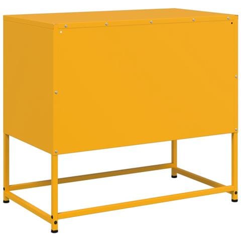 Mobile Tv Antracite 100,5x39x60,5 Cm In Acciaio - Foto 2