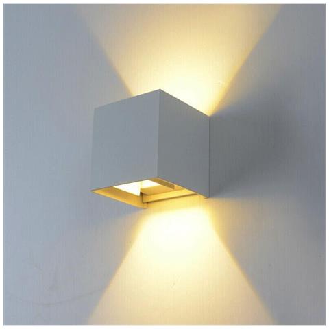 Applique A Parete Faretto 52 Led Luce Calda 22 Watt Esterno Interno Ip65 Es66gc - Foto 1