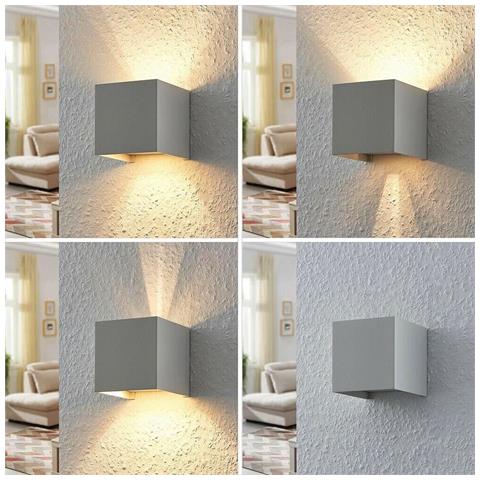 Applique A Parete Faretto 52 Led Luce Calda 22 Watt Esterno Interno Ip65 Es66gc - Foto 2