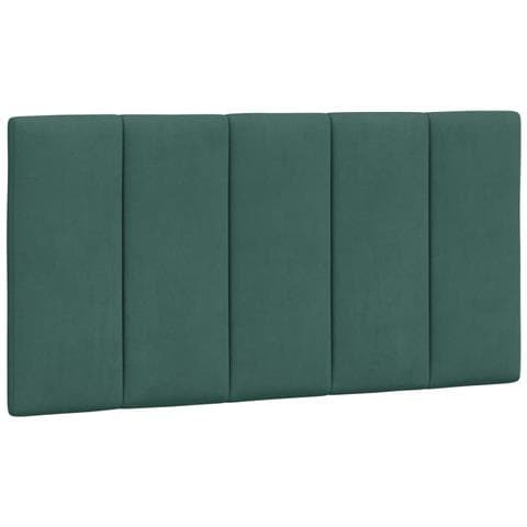 Cuscino Testiera Verde Scuro 100 Cm In Velluto - Foto 2