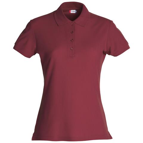 Basic Polo Ladies Bordeaux L - Foto 1