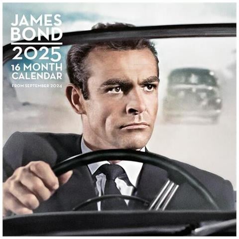 Calendario 30x30 James Bond 2025 Pyramid - Foto 1