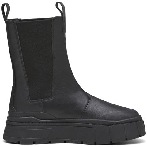 Mayze Stack Chelsea Booties Stivaletti Pelle Scarpe Donna Nero Eu 36, 386272 06 - Foto 3