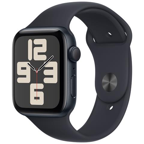 Watch SE OLED 44 mm Digitale 368 x 448 Pixel Touch screen Nero Wi-Fi GPS (satellitare) - Foto 1