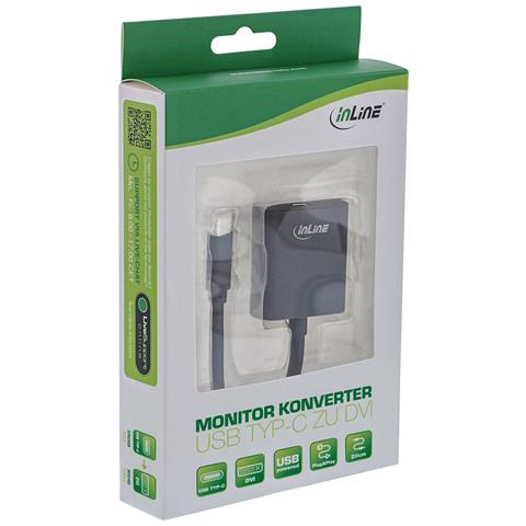 Convertitore Video USB-C maschio a DVI femmina, nero, 0,2 m - Foto 2