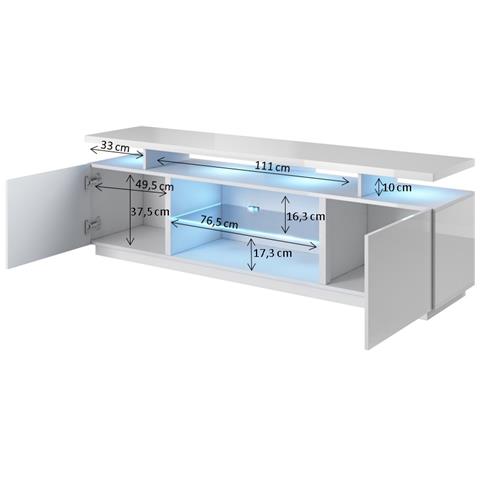 EVA RTV CZ /CZ supporto TV e sistema audio 1 ripiani - Foto 2