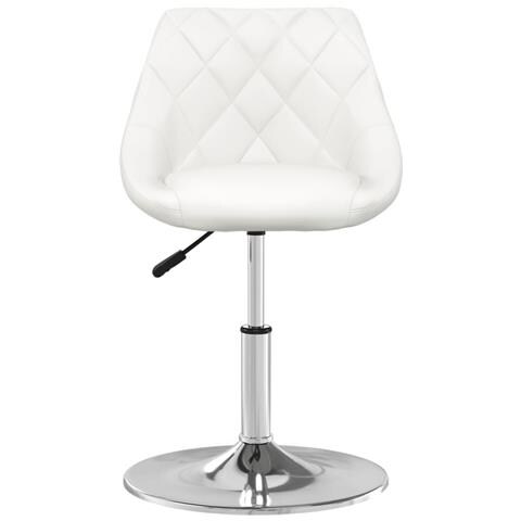 Lusso Casadino -  Sedia Da Pranzo Bianca In Similpelle - Foto 2