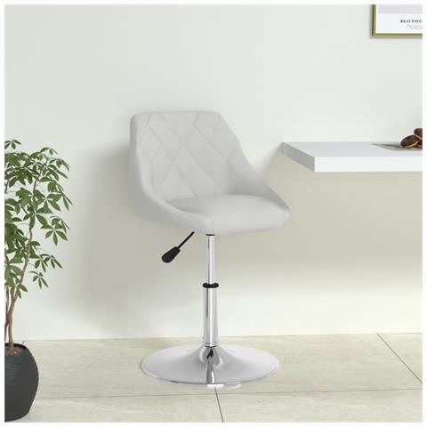 Lusso Casadino -  Sedia Da Pranzo Bianca In Similpelle - Foto 8