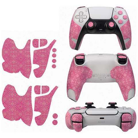 Migliora La Tua Presa: Impugnatura Fiocco Di Neve Rosa Per Controller Sony Ps5 - Foto 3