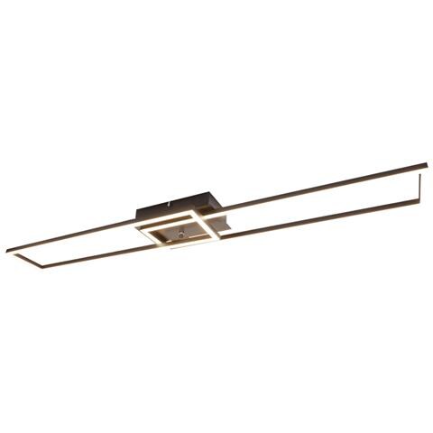 Plafoniera Led Moderna Nera Da 102 Cm Con 2 Cornici Dimmerabili Per Soggiorno E Camera Da Letto - Foto 1