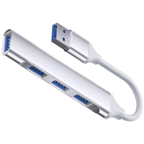 Adattatore Usb-c A 4 Porte: Espandi La Connettività Con Usb 2.0 E 3.0 Silver - Foto 1