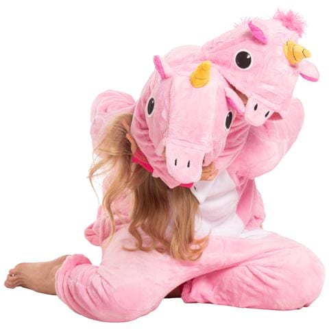 Pigiama Da Donna Tuta Intera Kigurumi Costume Pegaso Rosa 155-165 Cm M - Foto 2