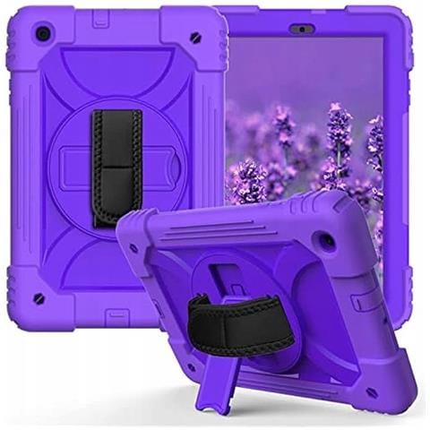 Custodia Per Samsung Galaxy Tab A 10.1"" Con Tracolla Viola - Foto 1