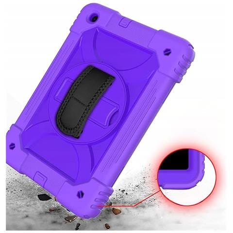 Custodia Per Samsung Galaxy Tab A 10.1"" Con Tracolla Viola - Foto 2