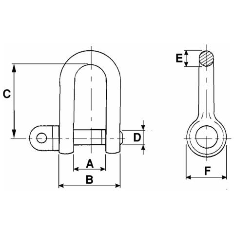 Grillo Zincato Ø 7mm - 5/16"" Blister Da 5 Pezzi - Foto 3