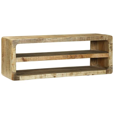 Mobile TV 100x32x36 cm Legno Massello Mango - Foto 1