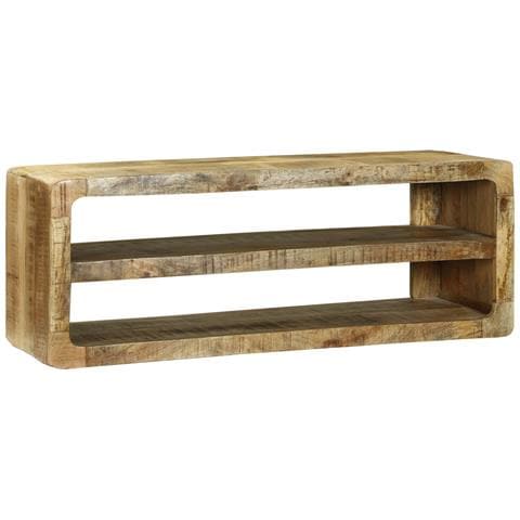 Mobile TV 100x32x36 cm Legno Massello Mango - Foto 2