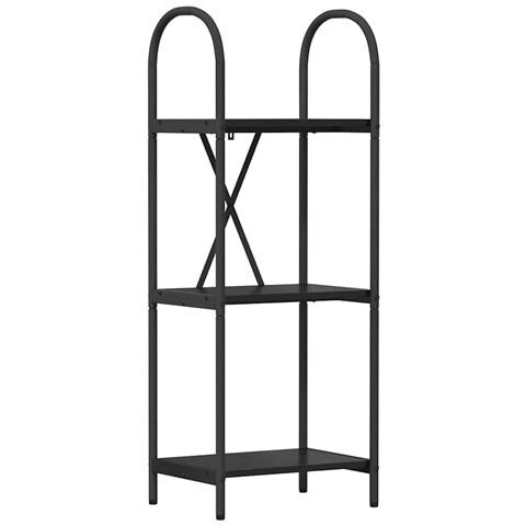Libreria Rovere nero 40 x 30 x 109 cm Legno multistrato - Foto 1