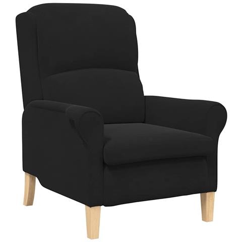 poltrona Nero 76 x 94 x 102 cm Velluto - Foto 1
