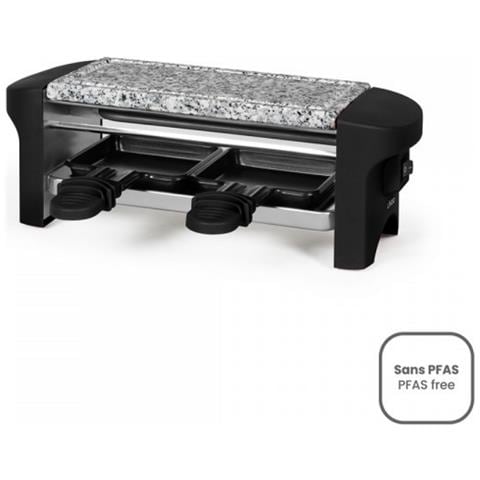 Griglia Per Raclette Per 2 Persone, 350 W, Nera - Doc156n - Foto 1