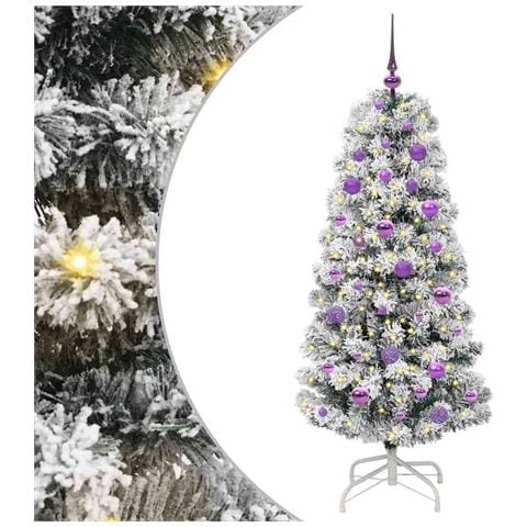 Albero di Natale Artificiale con Rami Pieghevoli 150 cm - Foto 1