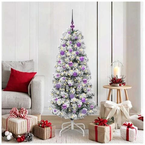 Albero di Natale Artificiale con Rami Pieghevoli 150 cm - Foto 2