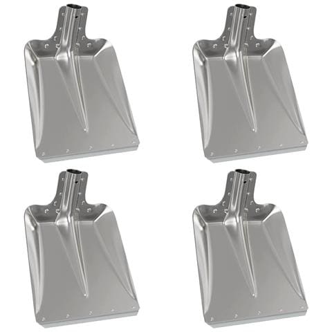 Testa di Pala 4 pcs Argento 41,5 x 32,5 cm Alluminio - Foto 1