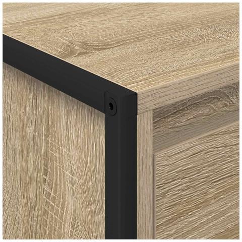 Tavolino da salotto Sonoma 100 x 46 x 40 cm Legno multistrato - Foto 9