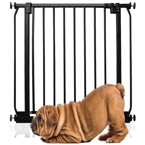 Bettacare Cancelletto Per Cani Elite Con Montaggio A Pressione, 71cm - 80cm, Nero Opaco - Foto 1