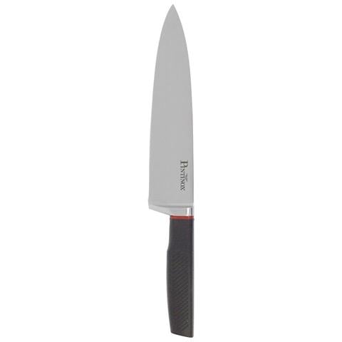 Coltello Cucina Professionale Living - Acciaio Inox Alta Qualità - Manico Antiscivolo ergonomico nero e rosso - per uso domestico e professionale - Made in Italy - Foto 1