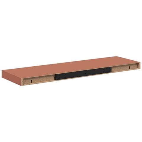 Scaffale da parete 2 pcs Rosso 80 x 23,5 x 4 cm - Foto 9