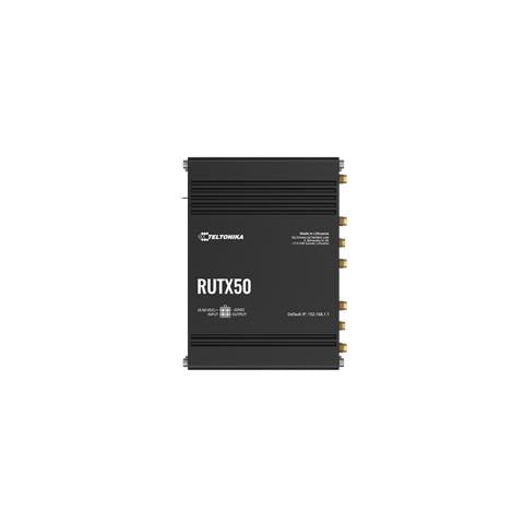 RUTX50 router wireless Gigabit Ethernet Dual-band (2.4 GHz / 5 GHz) 5G Nero - Foto 1