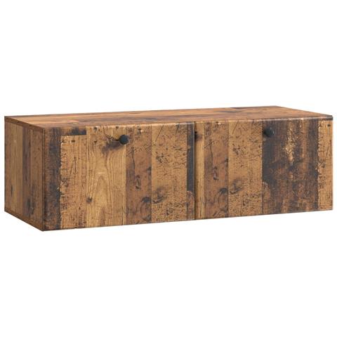 Mobile Porta TV da Muro 98 x 41 x 30 cm Legno antico - Foto 1