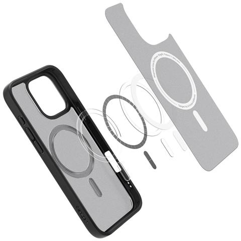 Custodia Con Magsafe Per Iphone 16 Pro Max - Nera - Foto 1