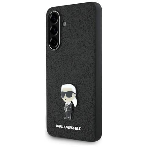 Karl Lagerfeld Custodia Metallica Lucida Per Samsung Galaxy A56 - Nera - Foto 1