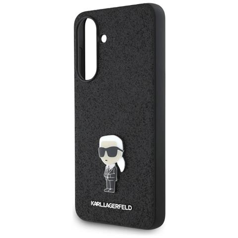 Karl Lagerfeld Custodia Metallica Lucida Per Samsung Galaxy A56 - Nera - Foto 5