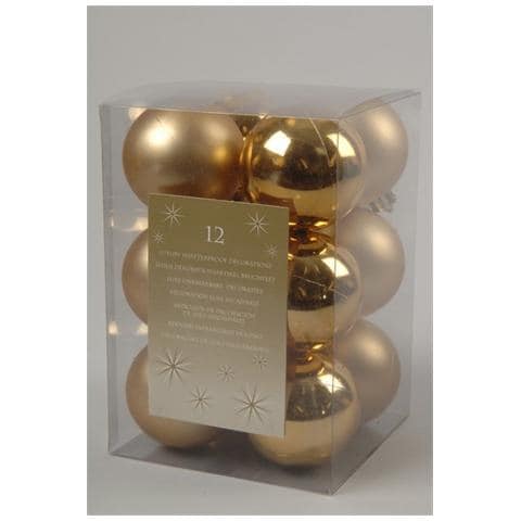 Sfere Color Oro da 60 cm 12 Pezzi - Foto 1