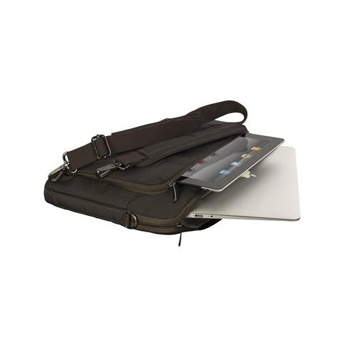 Borsa Notebook One Slim per Notebook fino a 15" in Nylon - Marrone - Foto 1