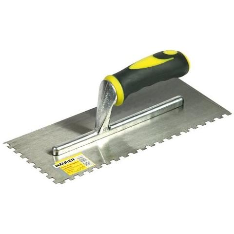 Frattone in Acciaio Dentato 2 lati Verso DX 280x120mm Greca 5x7mm - Foto 2