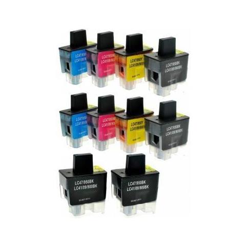 Lc900 Kit 10 Cartucce Compatibili Nero+colori Per Brother Dcp-117c - Foto 1